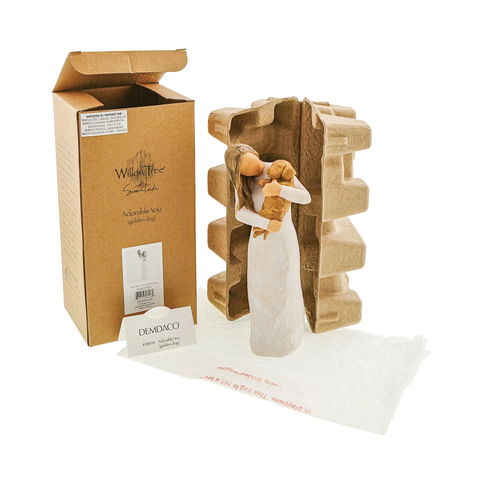 Adorable You (golden dog) Figurine by Willow Tree - Image 5