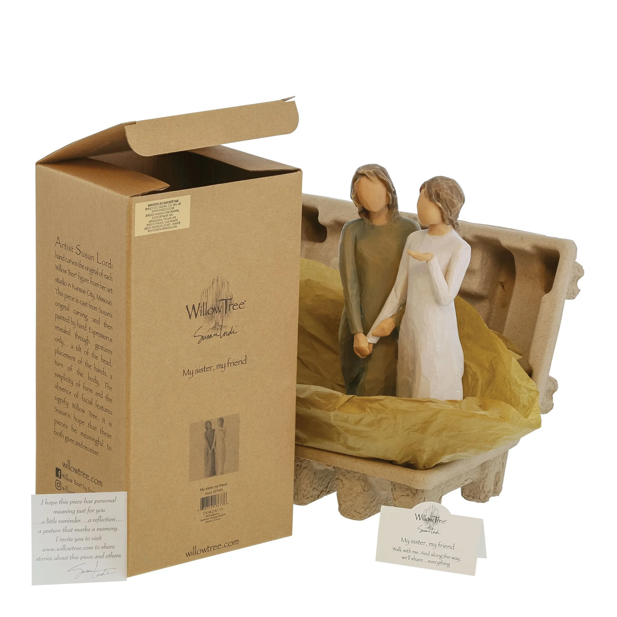 My sister, my friend Figurine by Willow Tree - Image 6