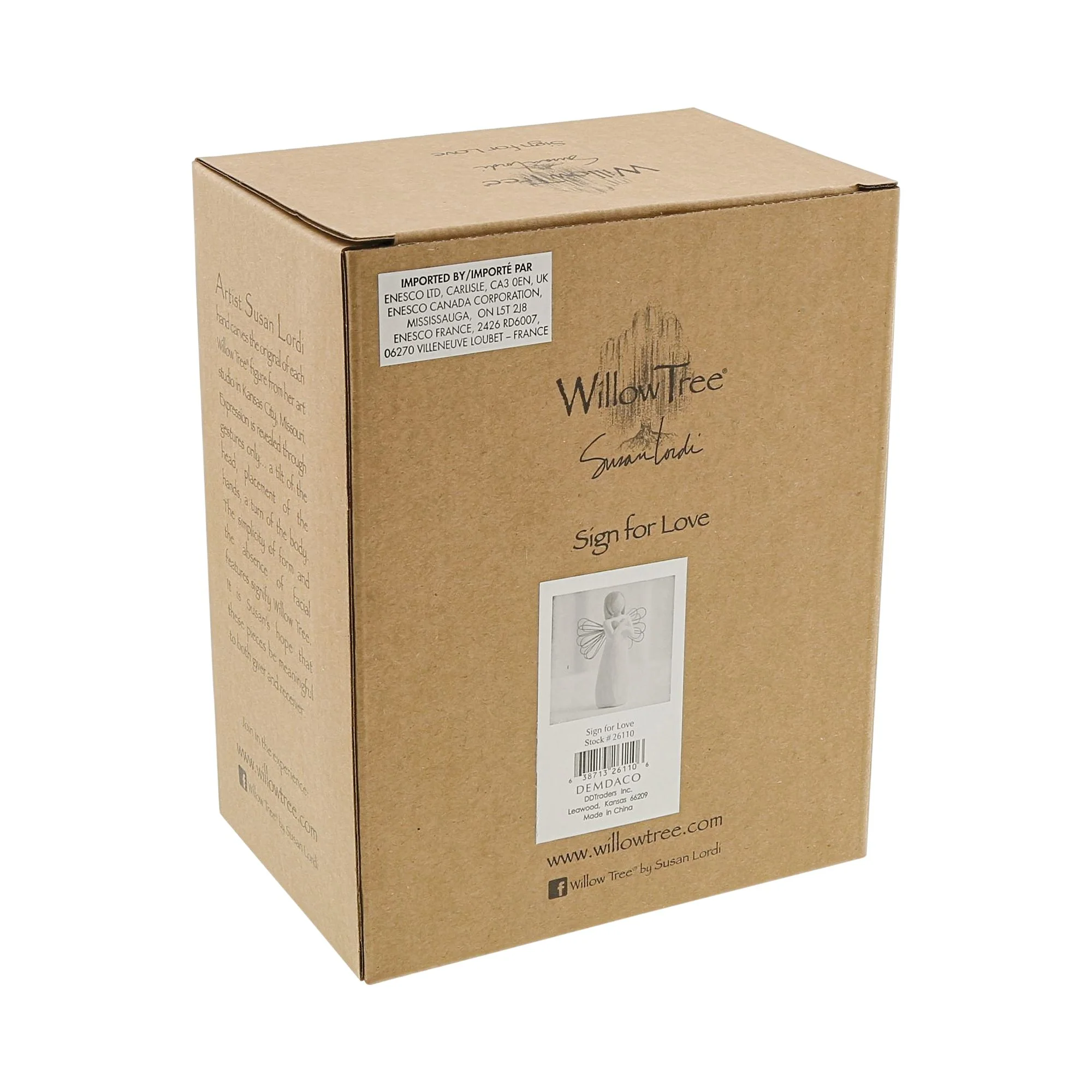 Sign for Love Figurine by Willow Tree - Image 3